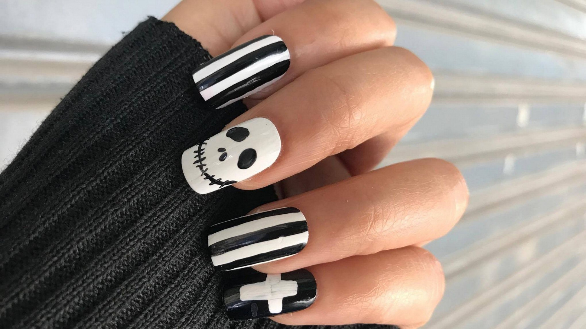 Spooky Captions For Halloween Nail Art That