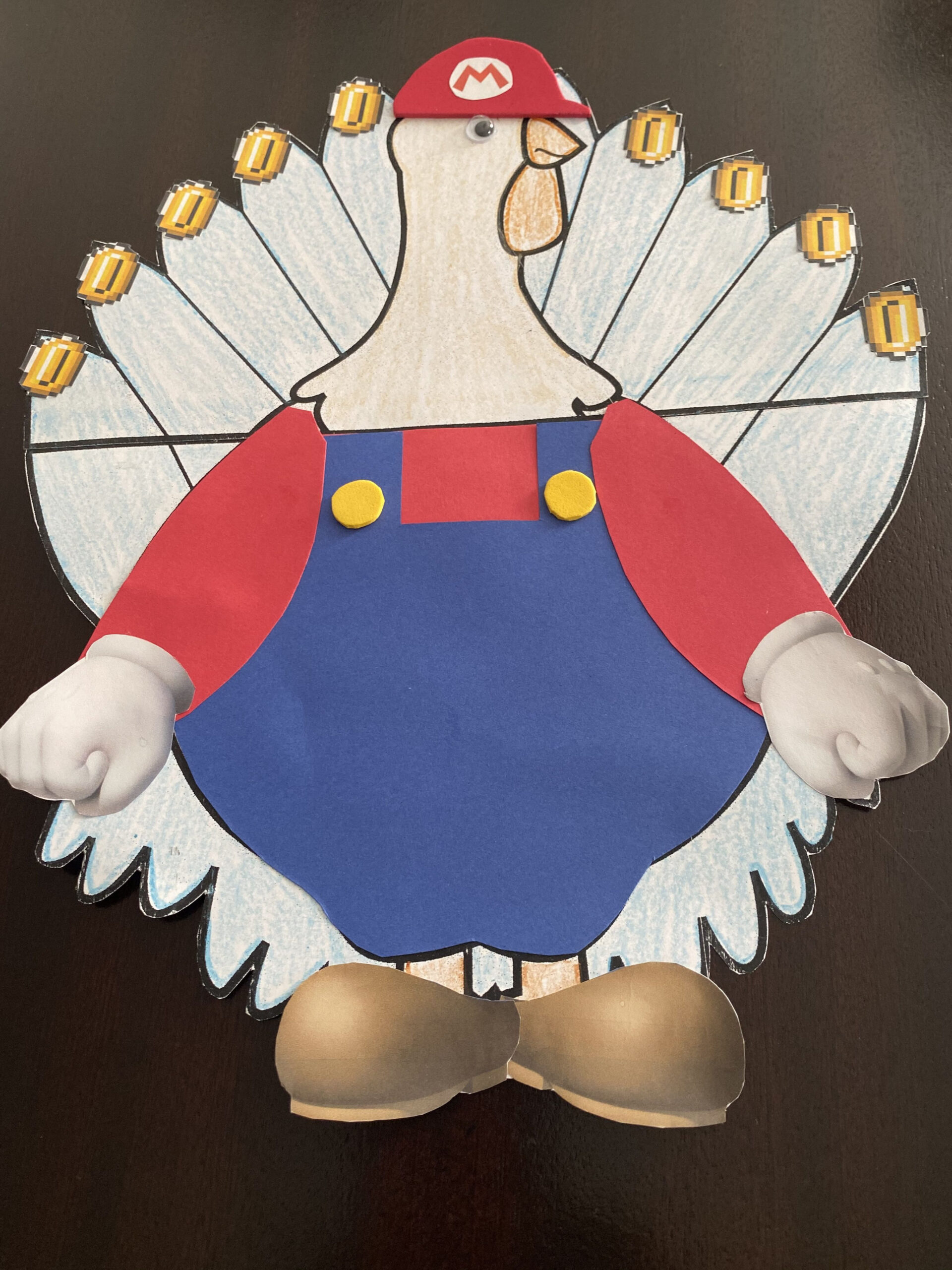 Super Mario Turkey disguise  Turkey disguise project, Turkey