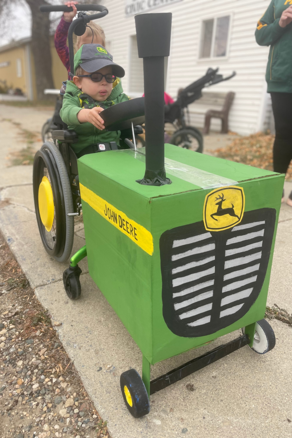 Tractor Halloween Costume for Wheelchair in   Fun diys, Diy