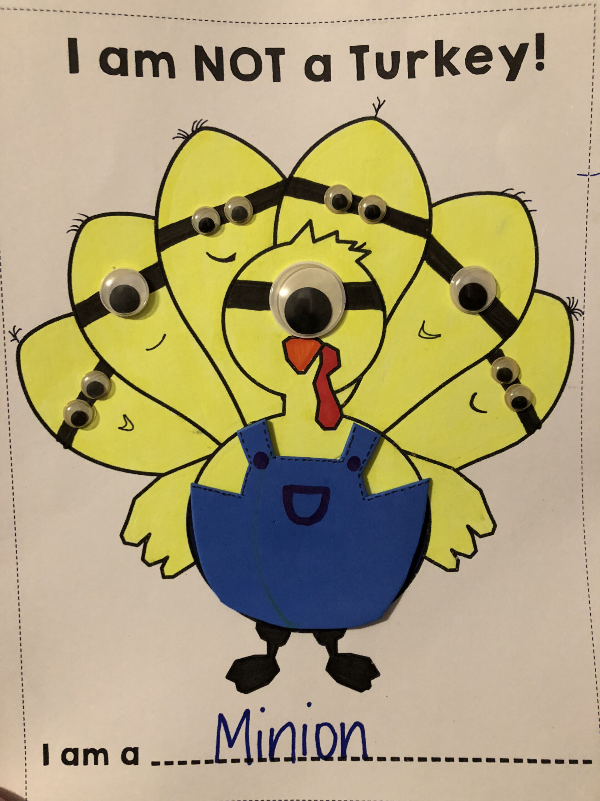 Turkey in disguise Minion