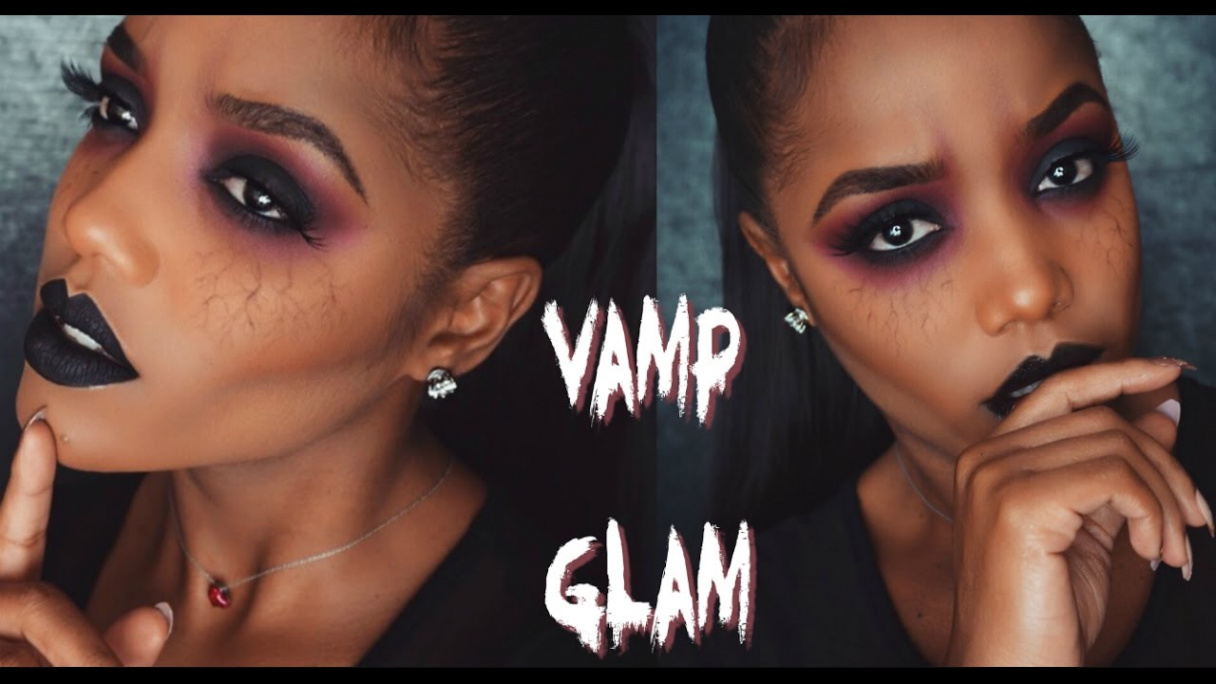 Vampire Demon Glam Halloween Makeup Tutorial  Ellarie