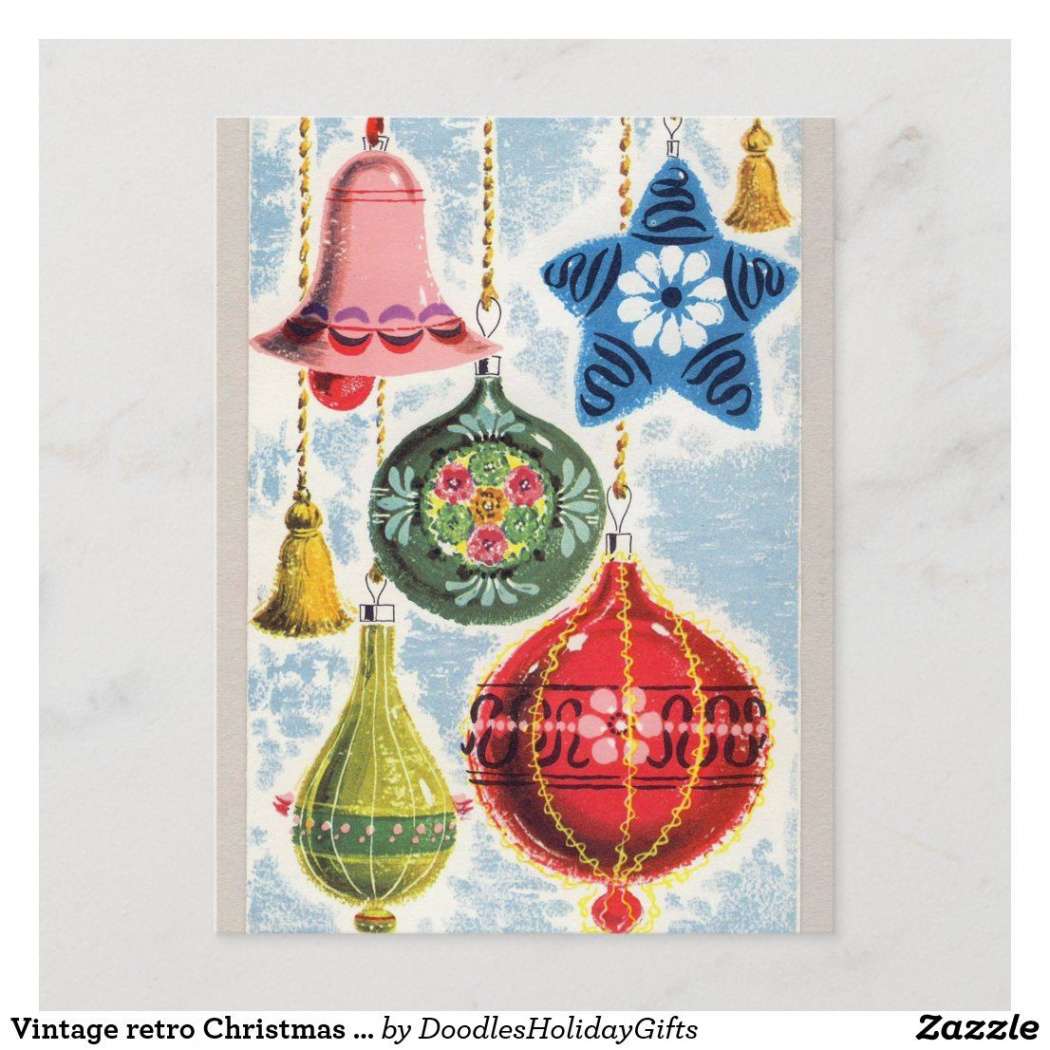 Vintage retro Christmas bells Holiday poster  Zazzle  Christmas