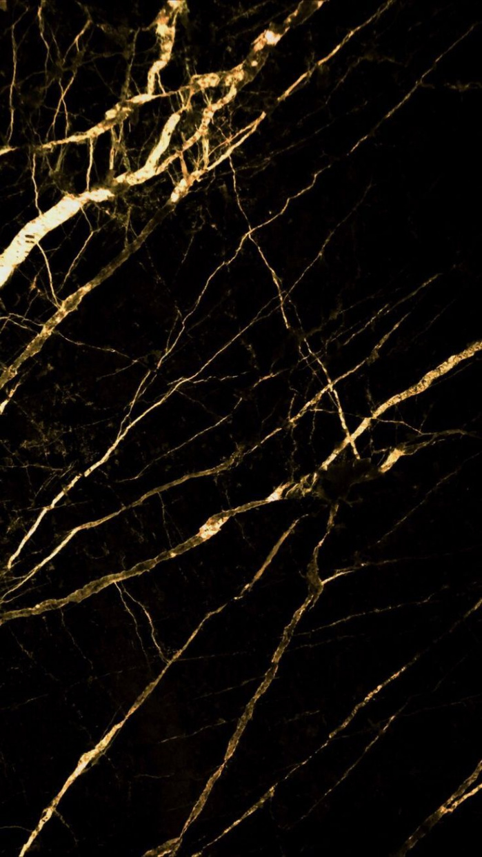 Wallpaper Iphone  Black and Gold texture - Futuristic