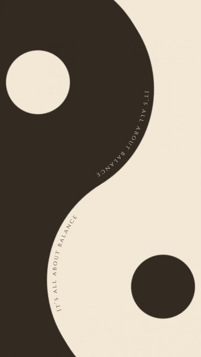 Yin Yang Balance Wallpaper  Iphone wallpaper, Phone wallpaper