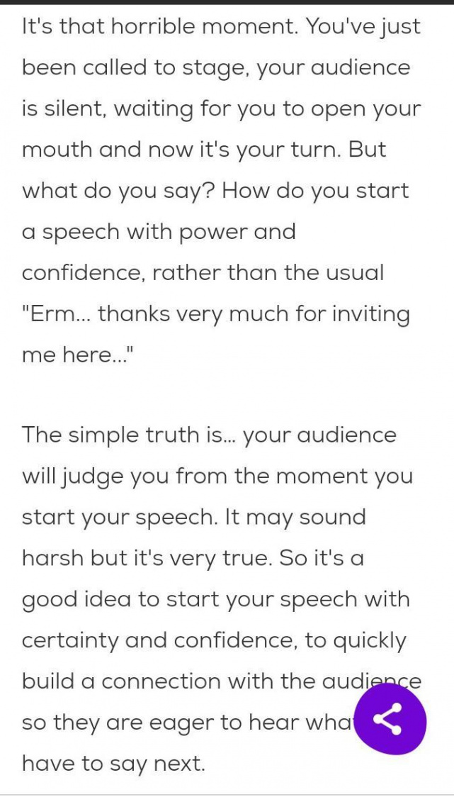 A motivation speech for th students before their public exam