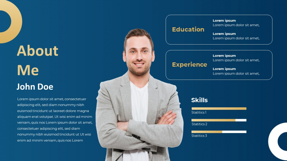 About Me PowerPoint Template to Introduce Yourself  Slidebazaar