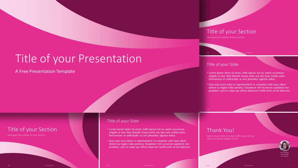 Aesthetic Purple Template for PowerPoint and Google Slides