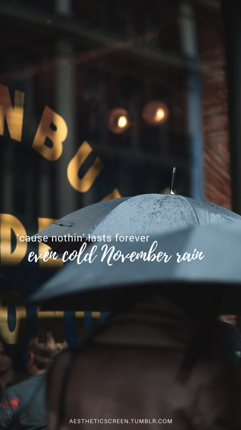 aestheticscreen — :・ﾟ✧ november rain - guns n