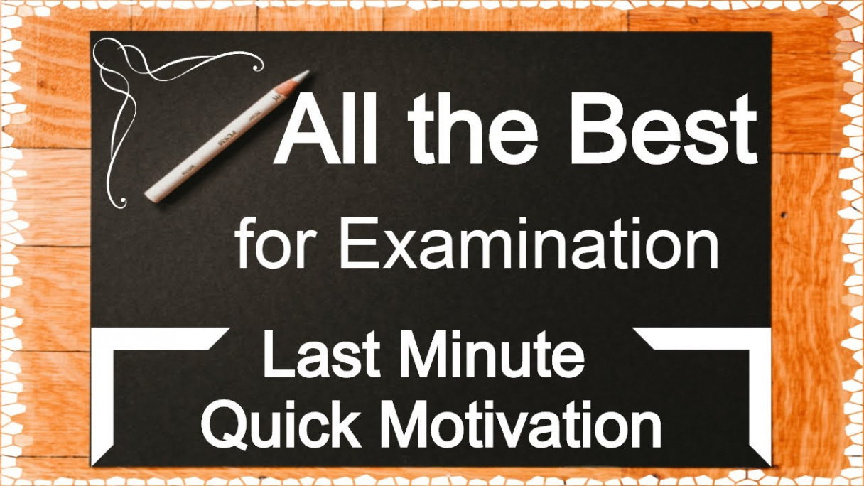 All the Best for Exams  Best of Luck  Wishes  Good Luck Exam time  Motivation Believe in Yourself