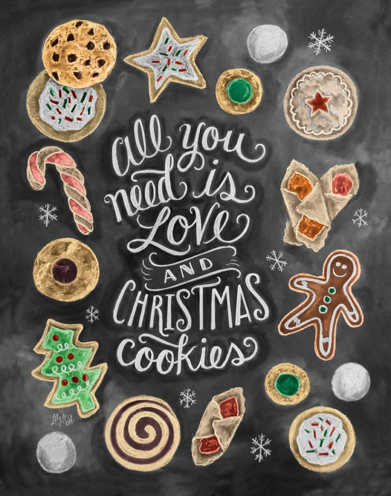 All You Need Is Love & Christmas Cookies  Christmas cookie party