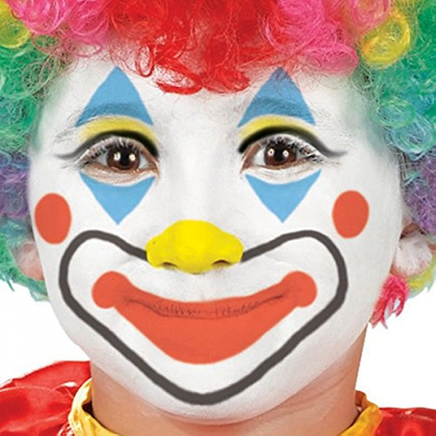 amscan Multicolor Clown Makeup Kit - ." x ." - Perfect for Parties,  Cosplay & Transformations -  Pc.