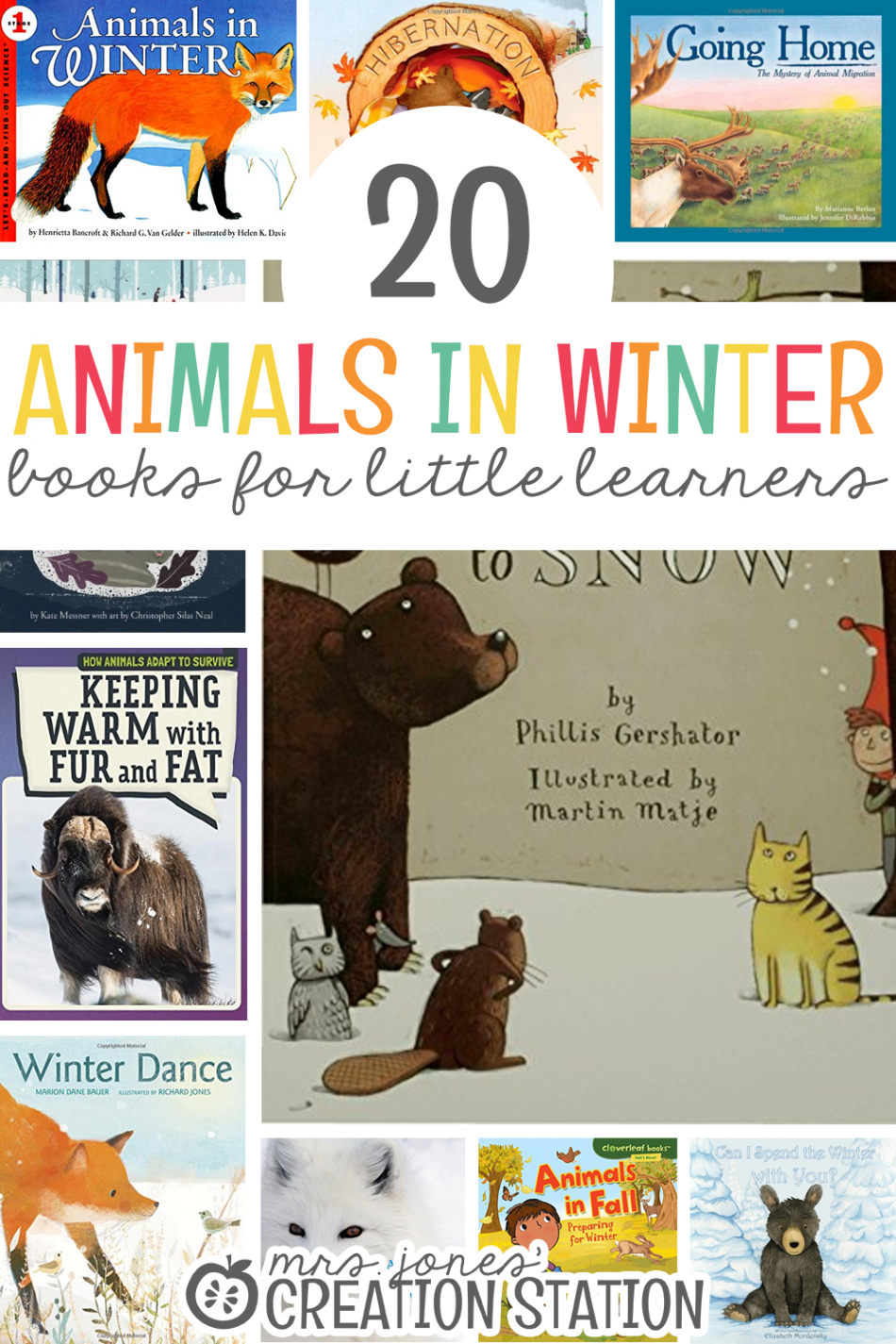 Animals in Winter Books - Mrs