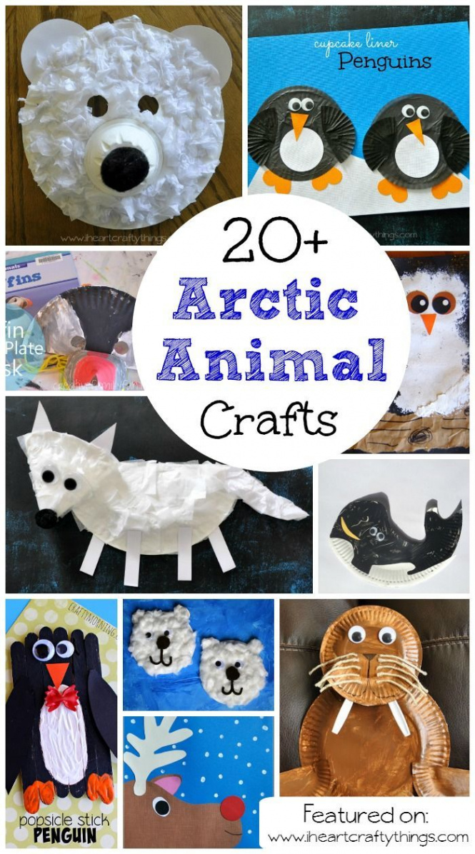 + Arctic Animal Crafts for Kids  Arctic animals crafts, Winter