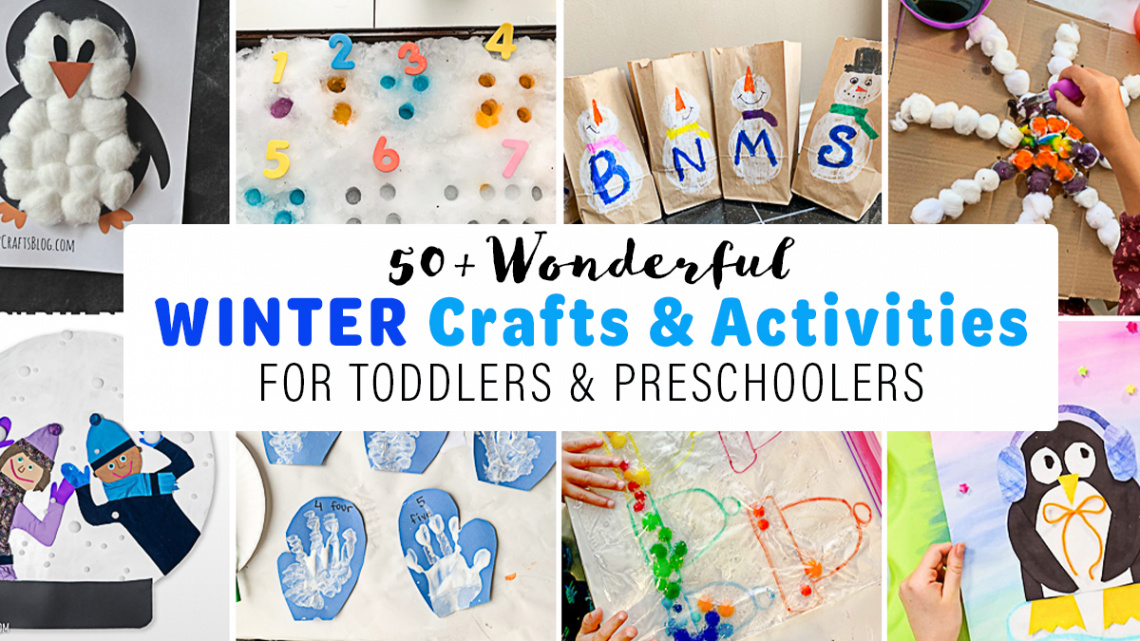 + Awesome Winter Activities & Crafts for Kids - Happy Toddler