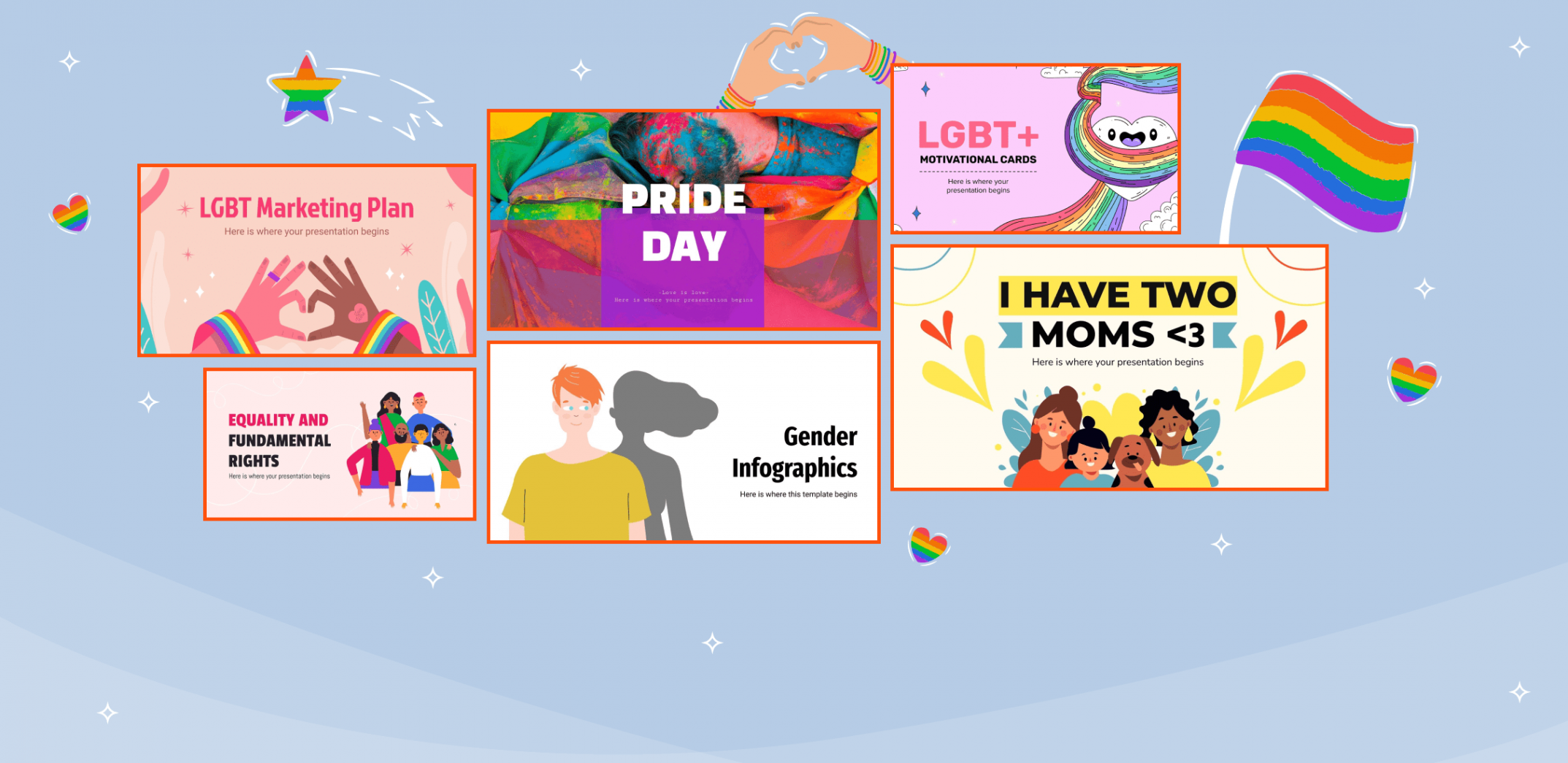 + Best LGBT PowerPoint Templates for : Free and Paid