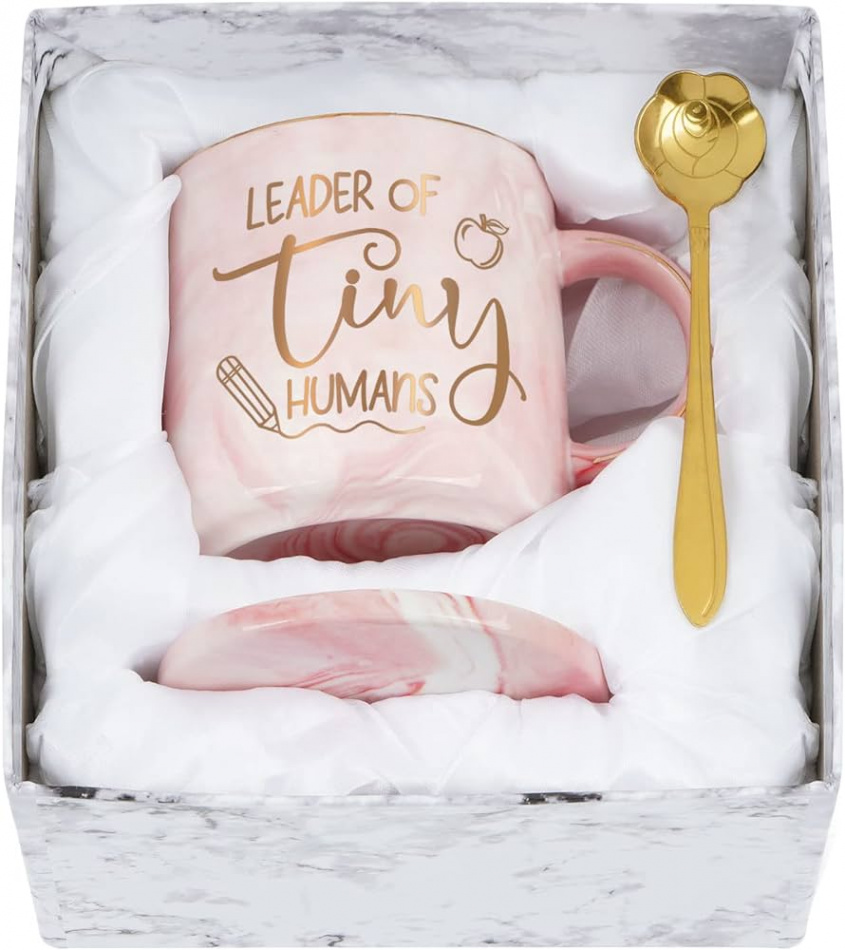 Cabtnca Daycare Teacher Appreciation Gifts, Leader of Tiny Humans Coffee  Mug, Gifts for Preschool Teacher, Teacher Mug, Nursery Teacher Gifts,  Teacher