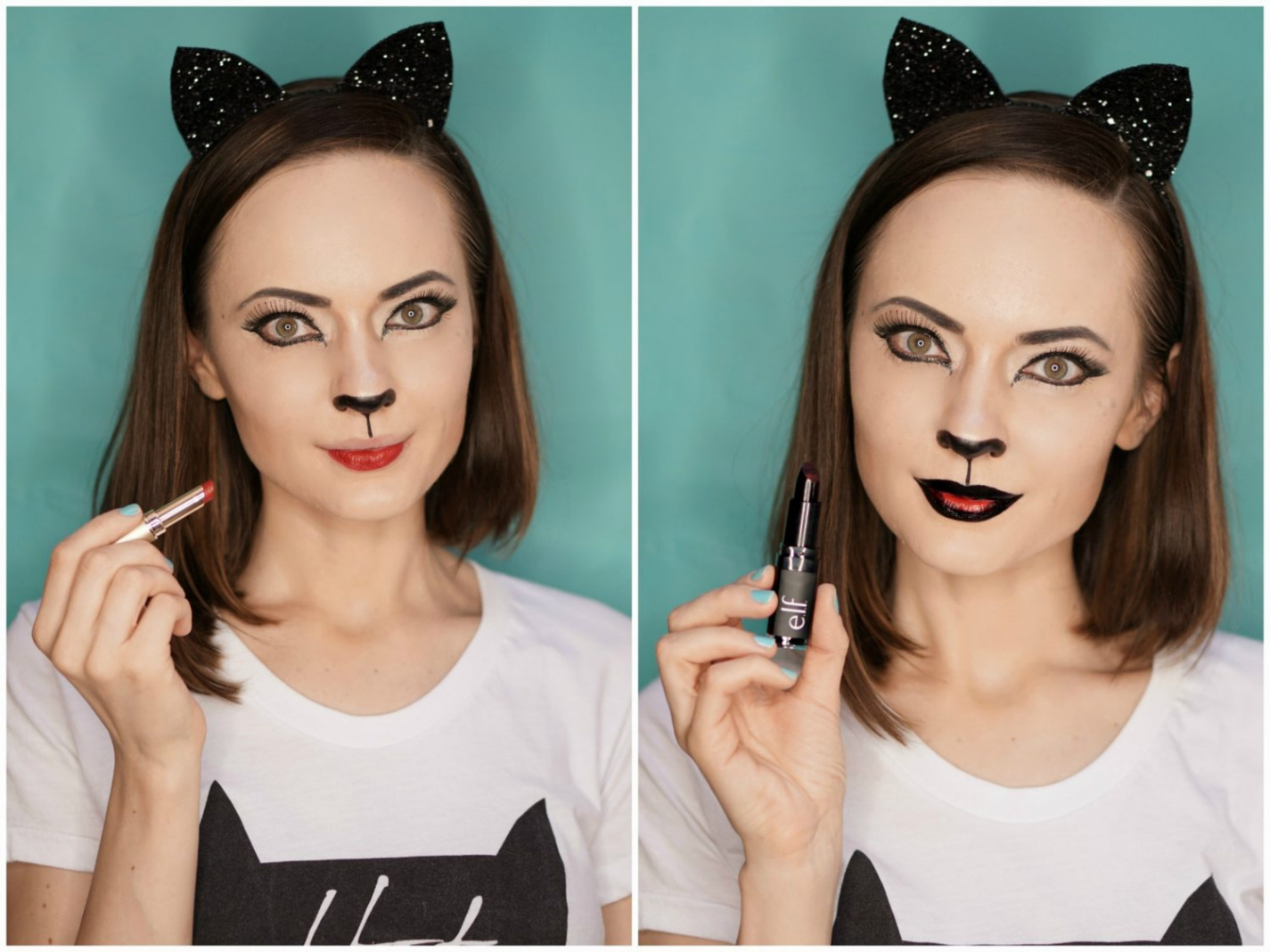 Cat Makeup - Easy-to-Repeat Halloween Makeup Tutorial