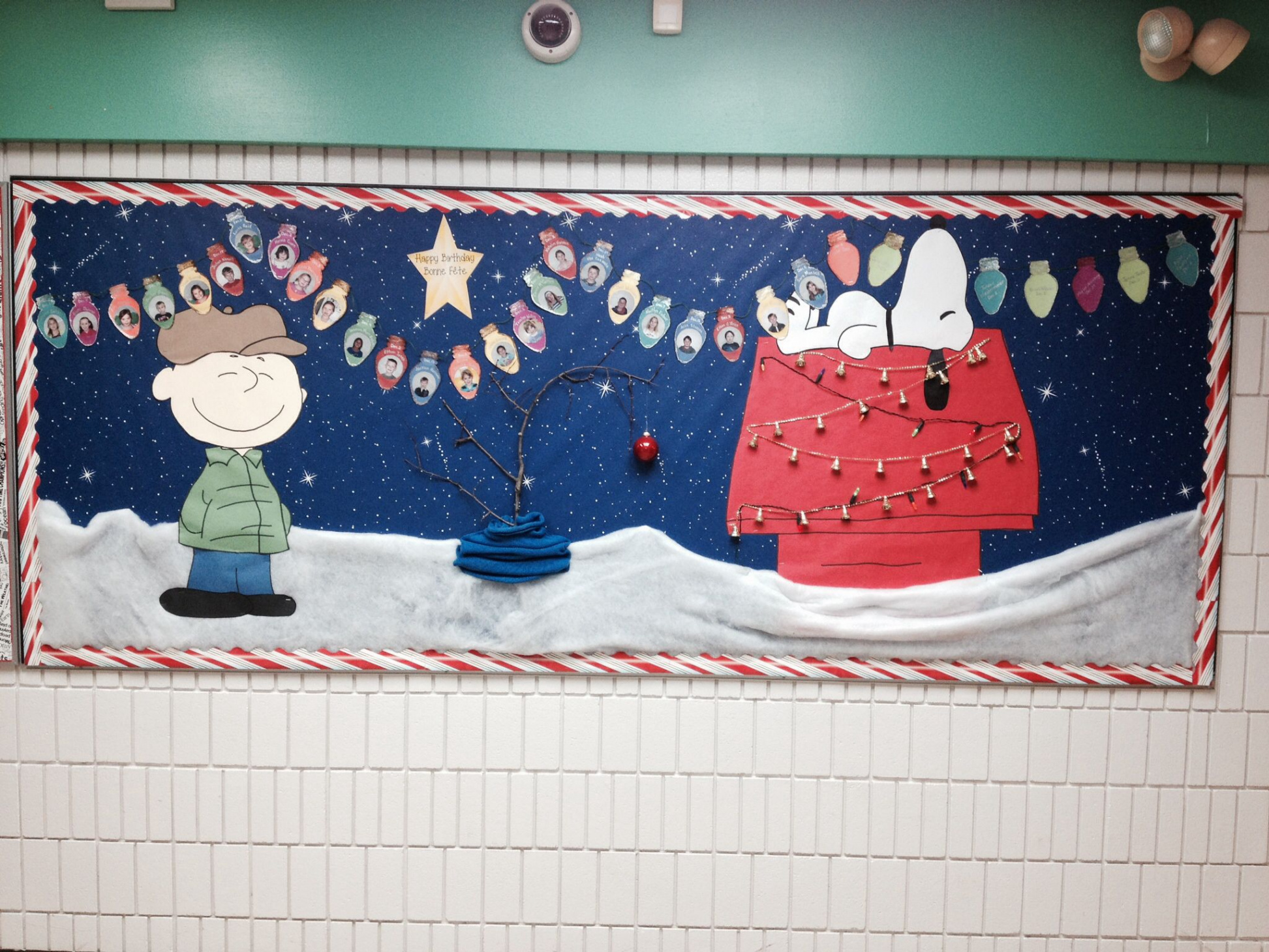 Charlie Brown Christmas Bulletin Board  Christmas bulletin