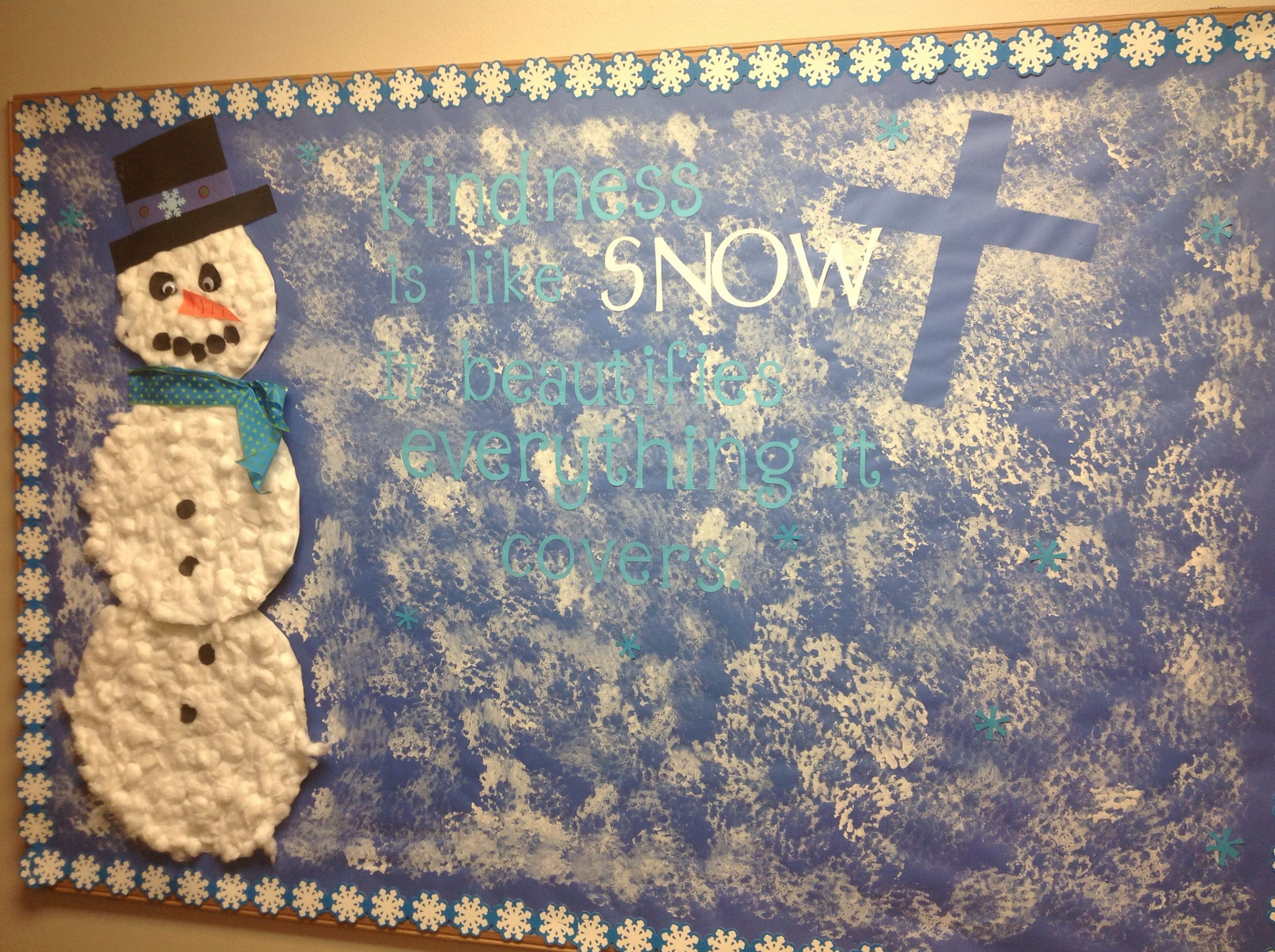 Christian winter bulletin board  Christian bulletin boards