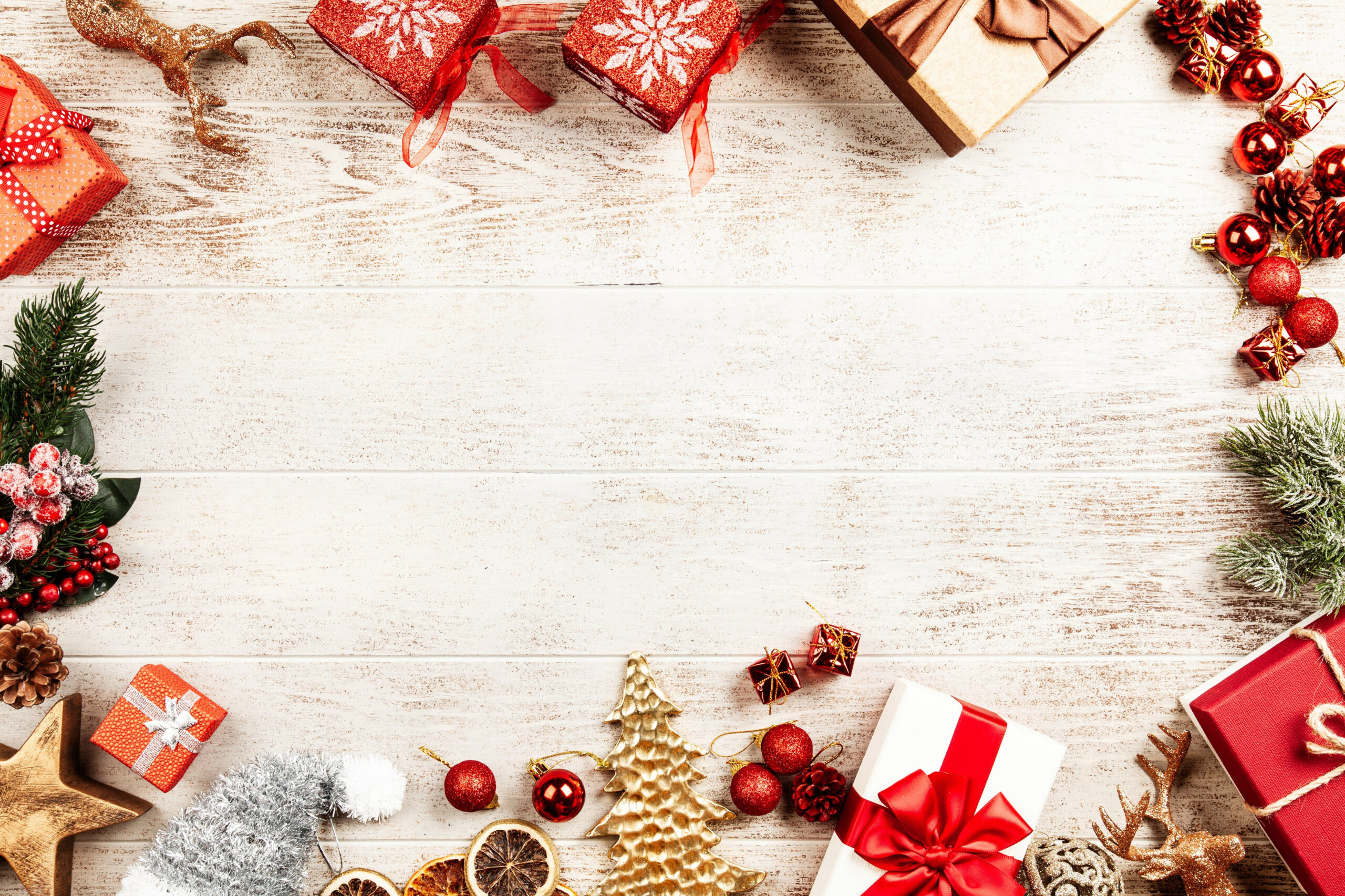 Christmas Board Decors · Free Stock Photo