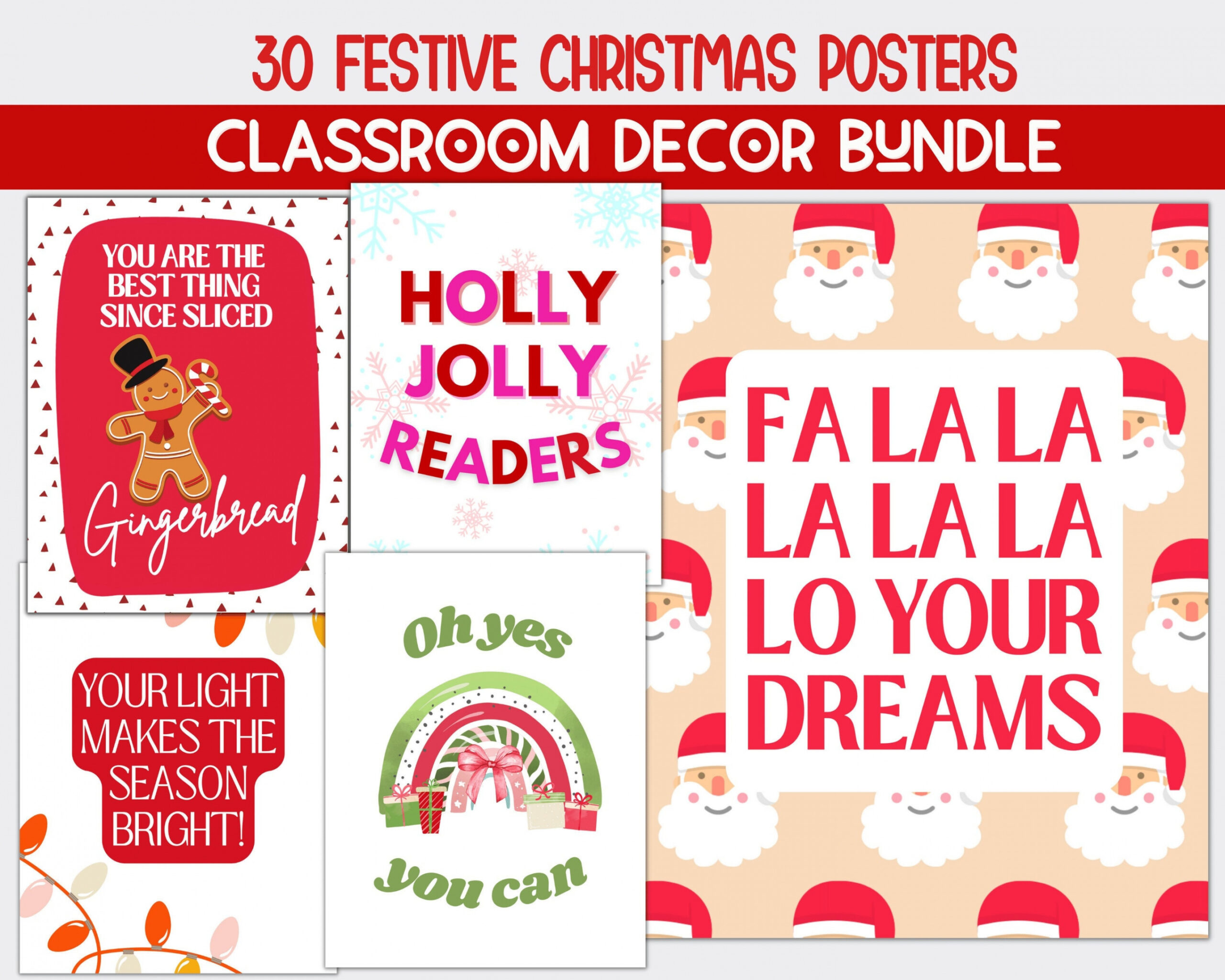 Christmas Classroom Decor Bundle Classroom Decor Elementary - Etsy