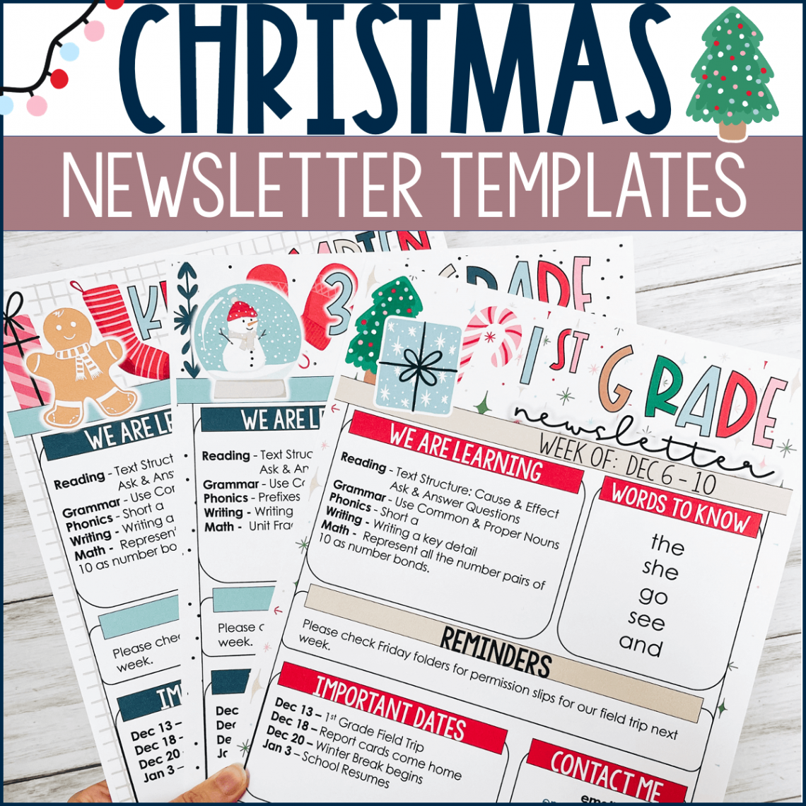 Christmas Newsletters — Stephanie Nash - A Touch of Class