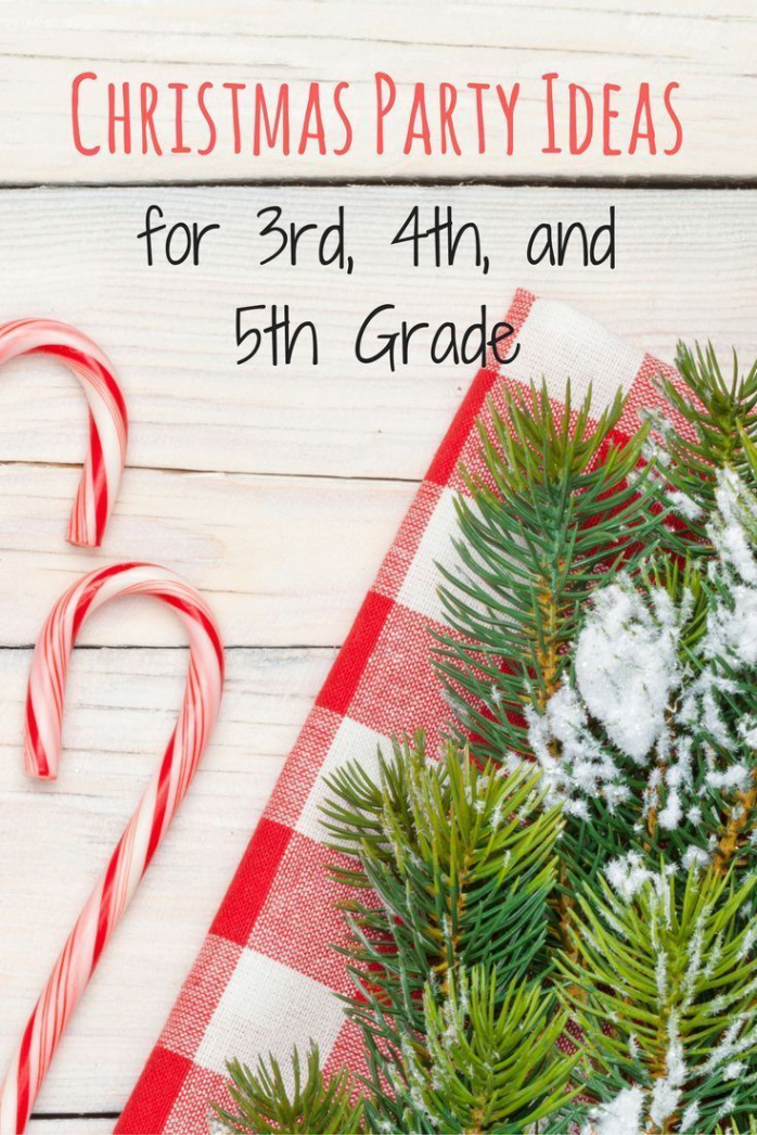 Christmas Party Activities for Upper Elementary  School