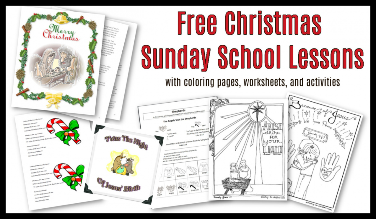 Christmas Sunday School Lessons & Activities – Sunday School Works