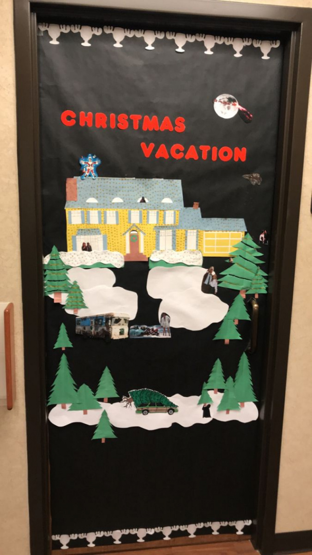 Christmas Vacation Door  Door decorations classroom christmas