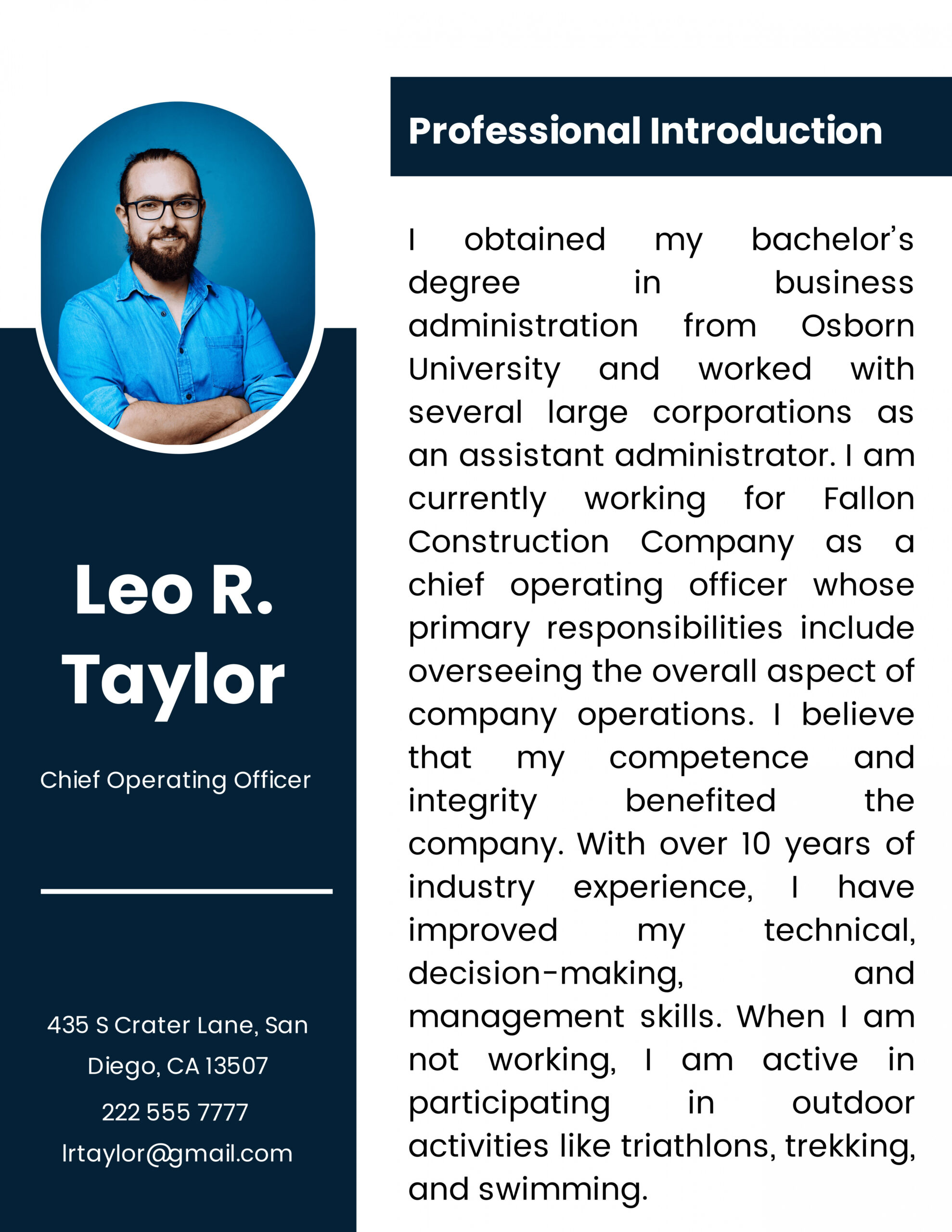 Company Self Introduction Template - Download in Word  Template