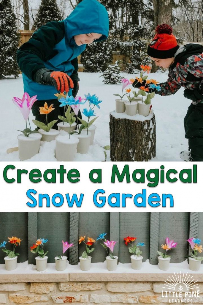 Create a Magical Snow Garden • Little Pine Learners  Winter