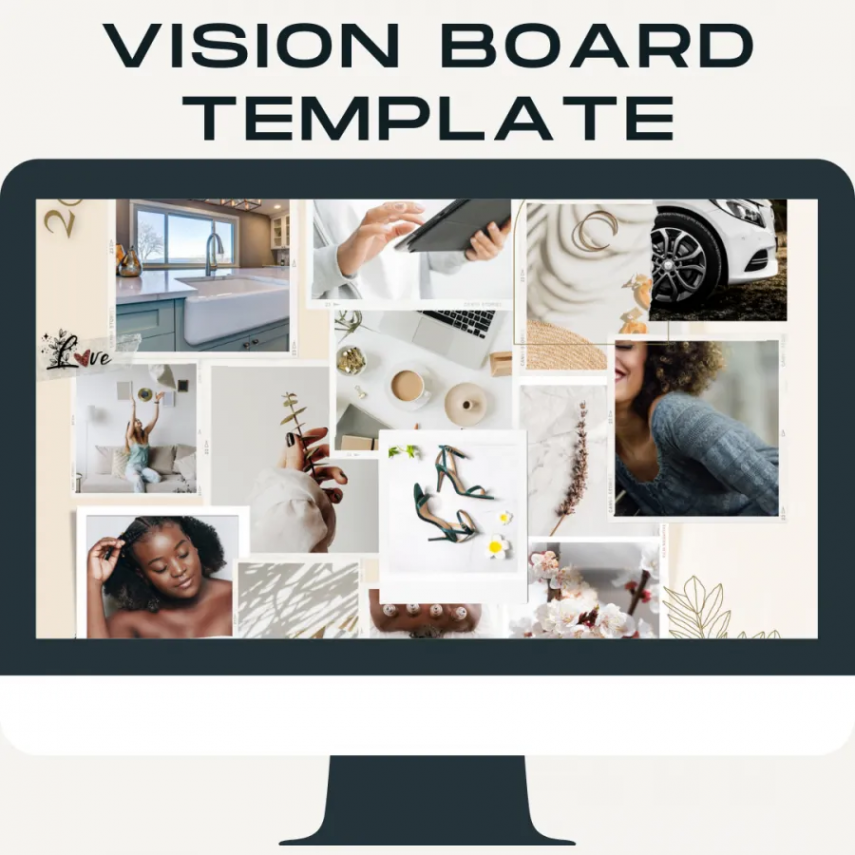 Creating a Free Beautiful Vision Board Online   FamLee of Four