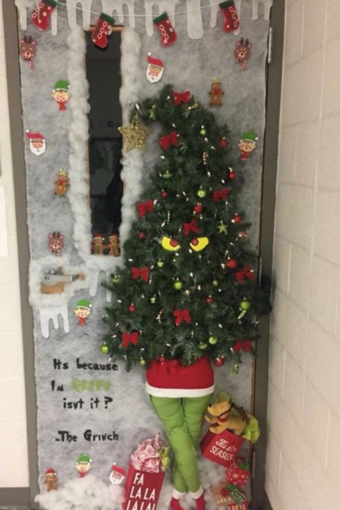 Creative Christmas Classroom Door Decorations  Door