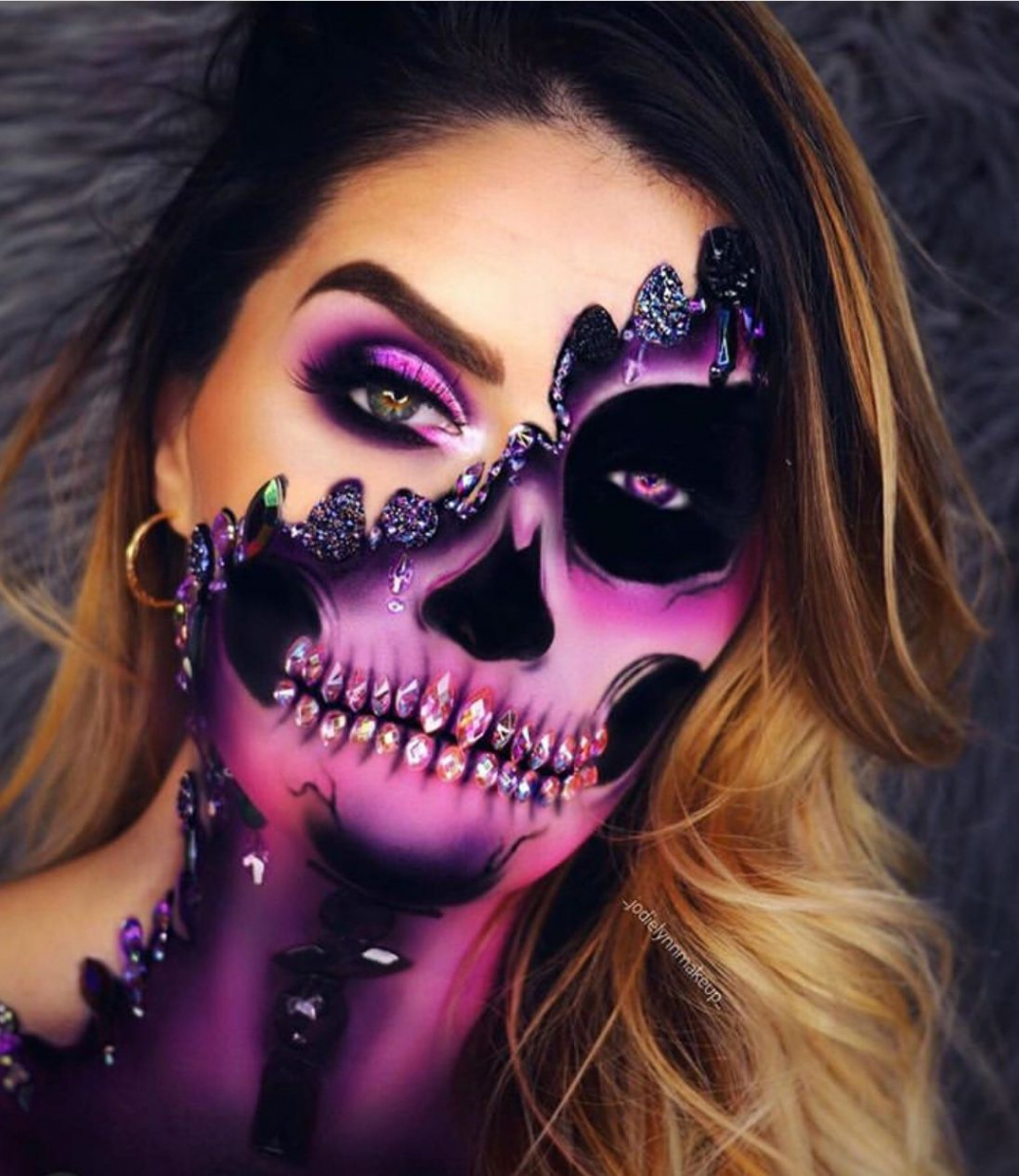 + Creative Skeleton Makeup Ideas For Halloween - The Glossychic