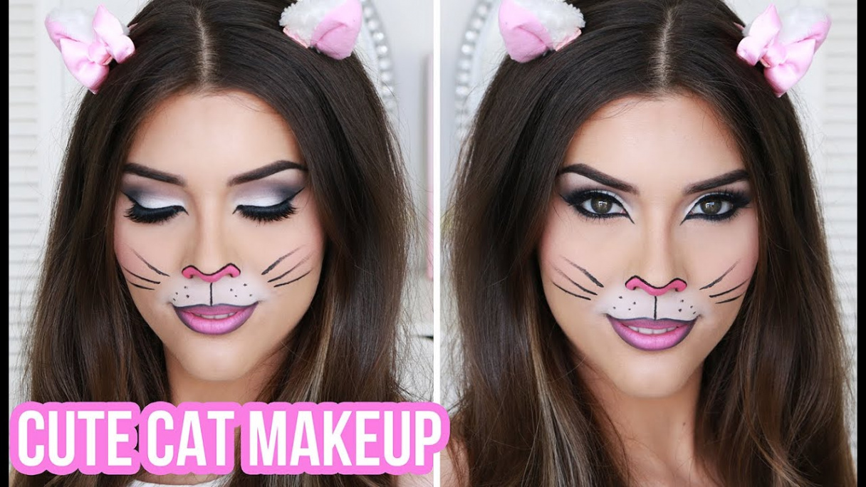 Cute & Sexy Cat Halloween Makeup Tutorial  Quick & Easy Halloween Costume!