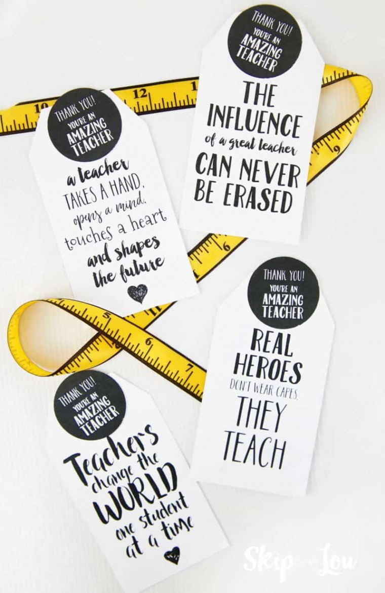 Cute Sayings for Teacher Appreciation Gifts for the BEST