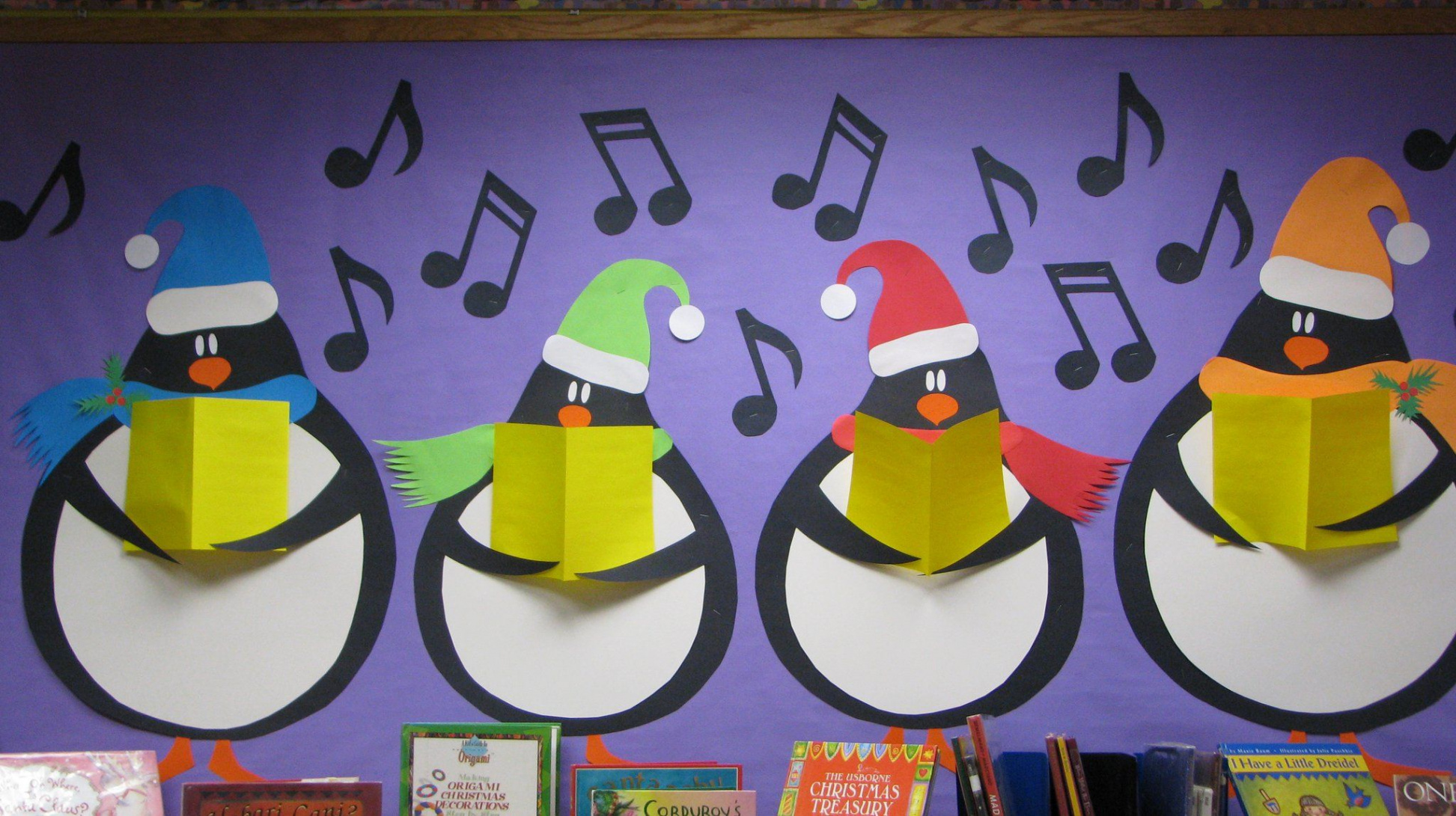 December - Caroling Penguins  Christmas bulletin, Christmas