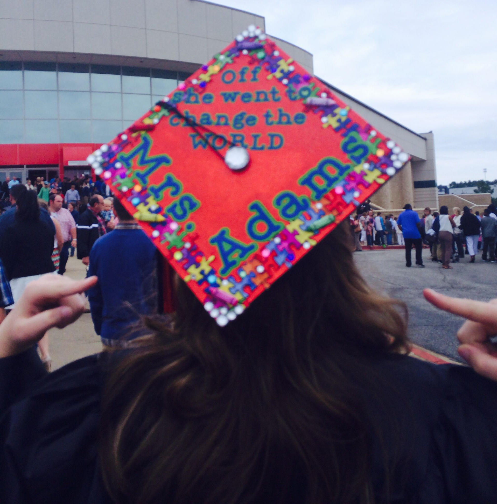 Decorated graduation cap - Teacher/Special Education  Teacher