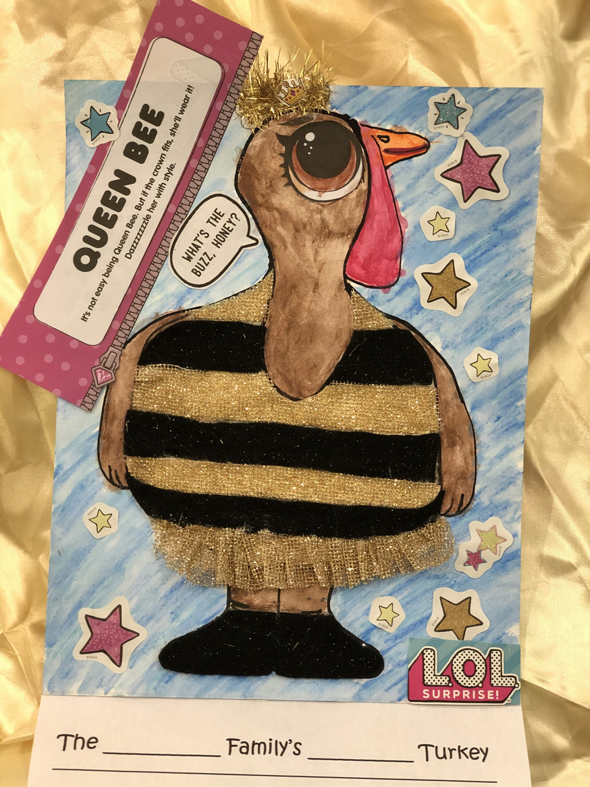 Disguise Turkey LOL doll surprise  Turkey disguise project, Lol