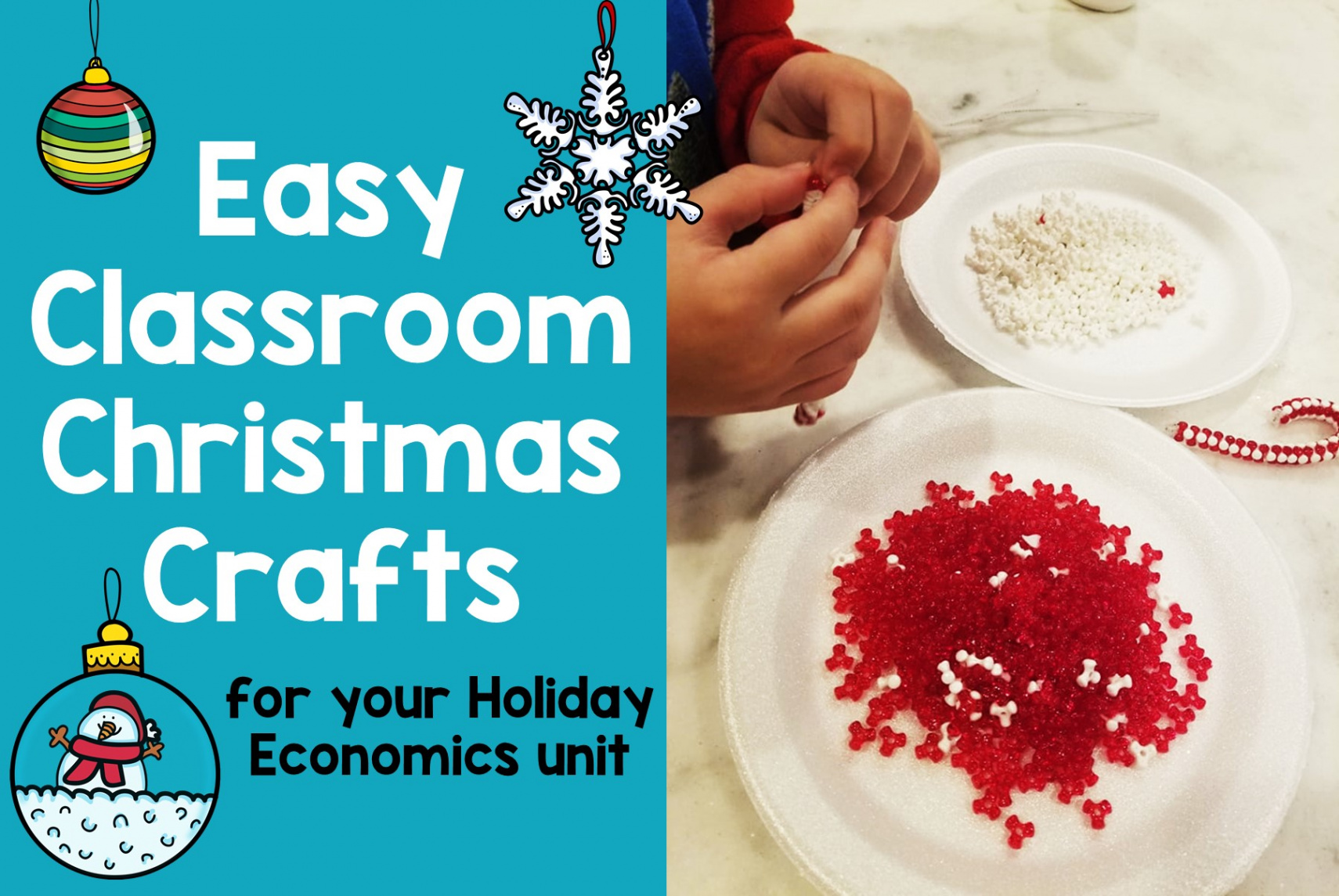 Easy Classroom Christmas Crafts - Thrifty in Third Grade