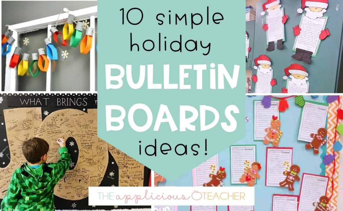 Easy Holiday Bulletin Board Ideas for the Classroom