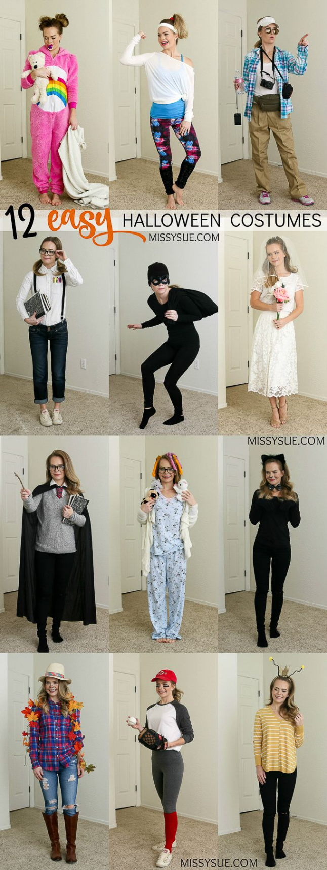 Easy Last-Minute Halloween Costumes (MISSY SUE)  Easy