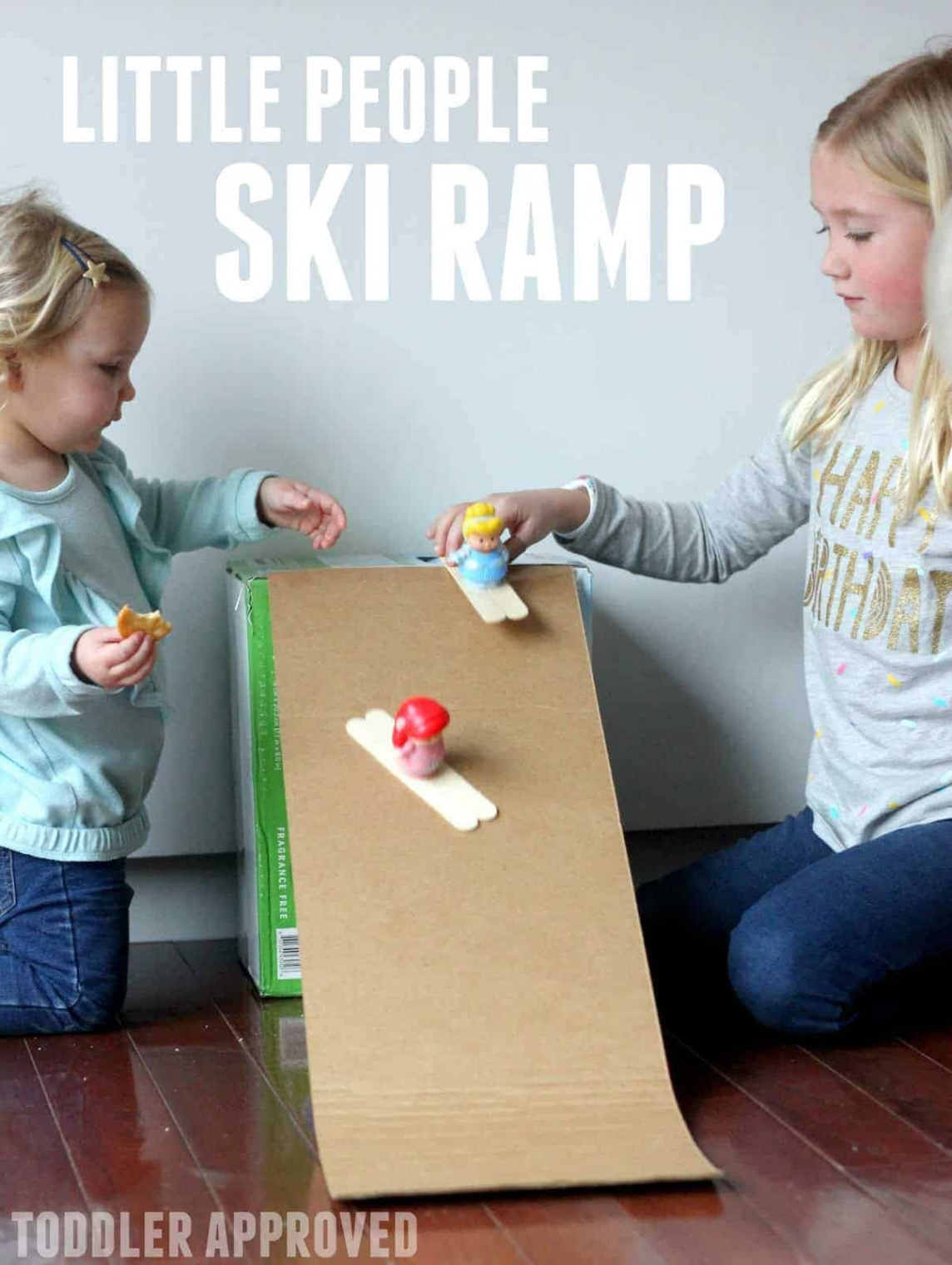 Easy Little People Ski Ramp for Kids - Toddler Approved