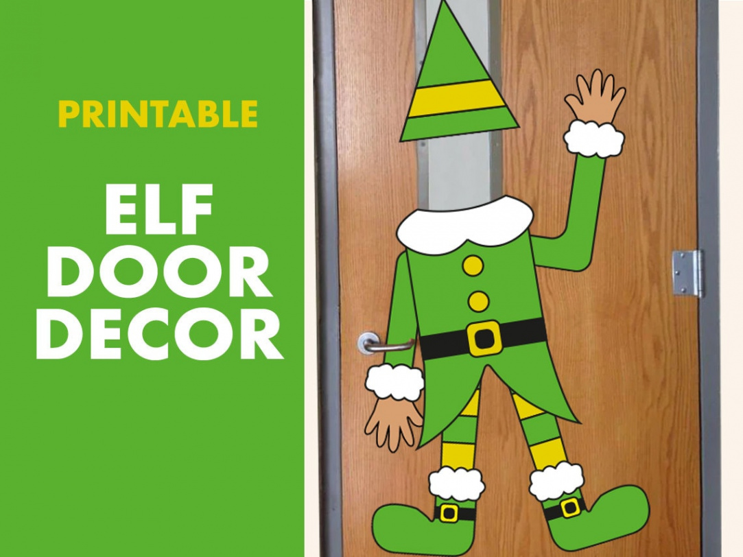 Elf Door Decor Kit Christmas Bulletin Boards Kit - Etsy