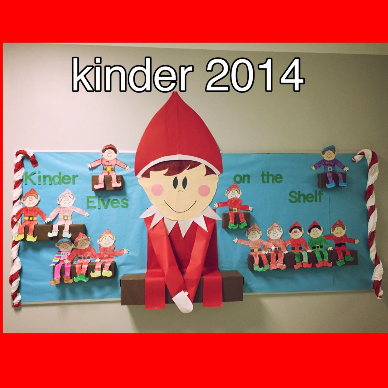 Elf on the shelf bulletin board Students loved this! Made this