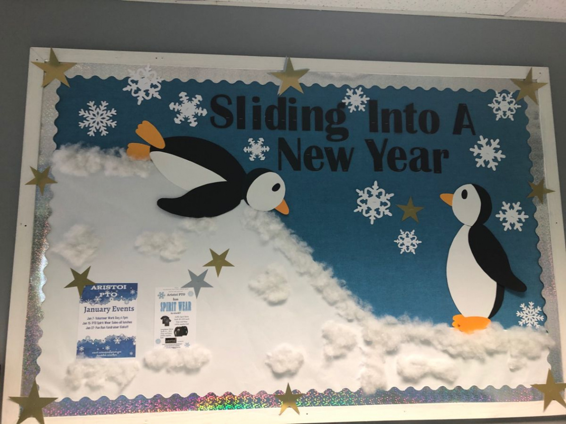 Embrace the Winter Spirit with a Cozy PTO Themed Bulletin Board