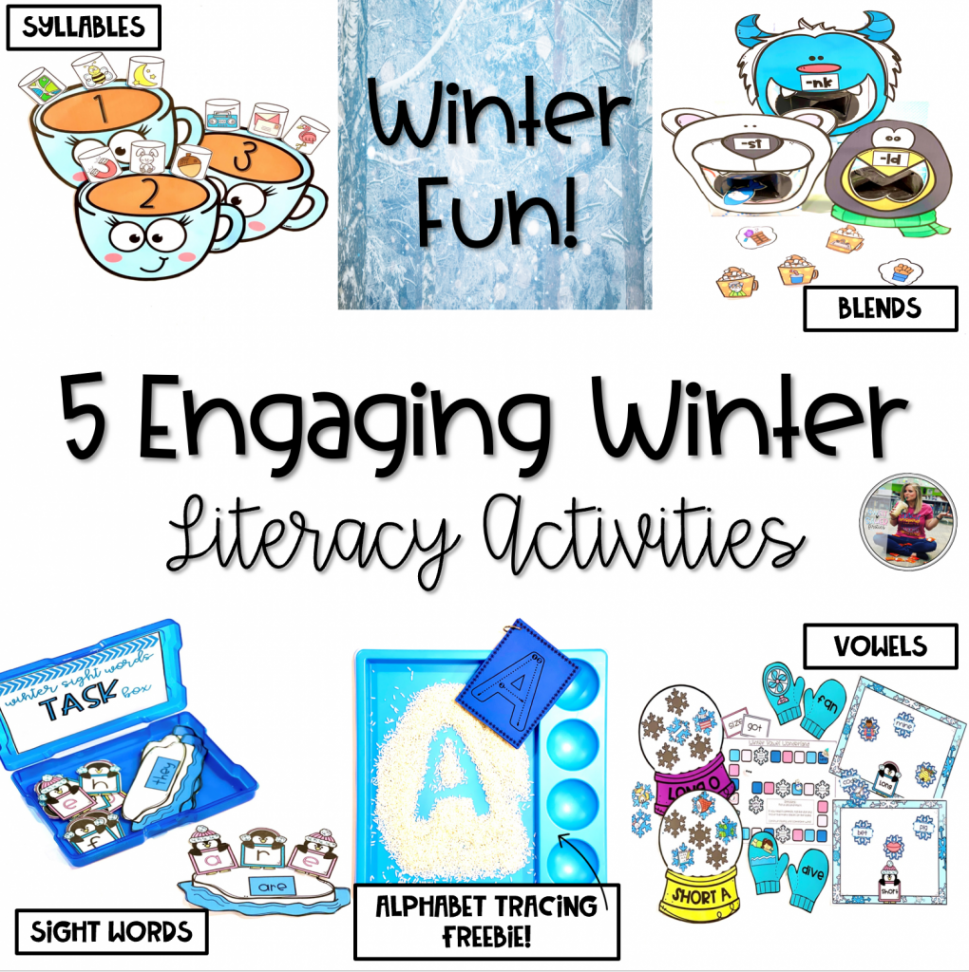 Engaging Winter Literacy Activities - Sweet 