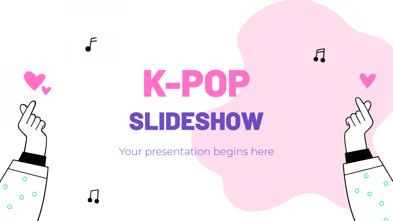 Free K-pop templates for Google Slides and PowerPoint