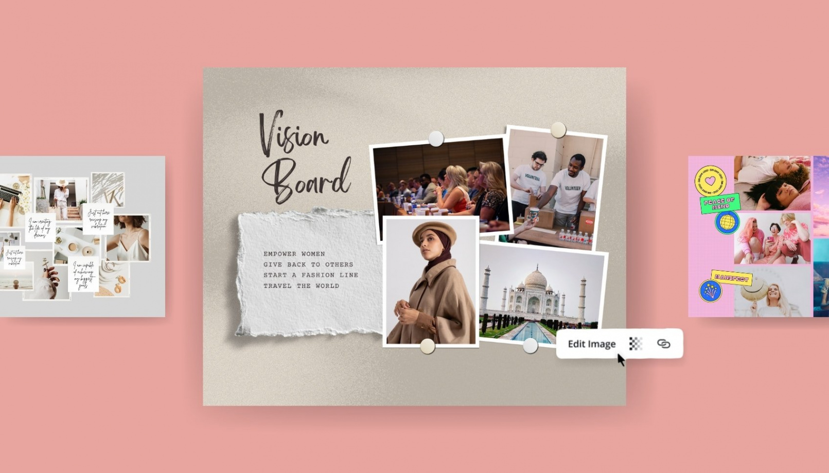 Free Online Vision Board Maker  Canva