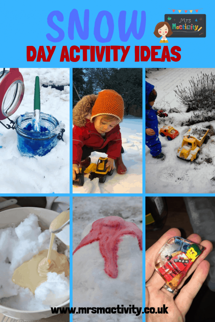 Free Snow Day Resources Ideas Kids Children EYFS KS KS